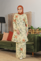 KURUNG FLOURISH - KENCHANA IN SOFT YELLOW