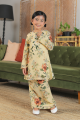 KURUNG FLOURISH - KENCHANA KIDS IN SOFT YELLOW