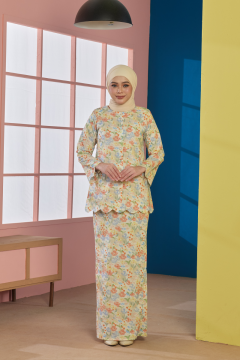 KURUNG FLEUR - TIFFANY IN SOFT YELLOW