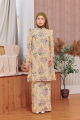 KURUNG FLORENCE - IRIS IN PASTEL YELLOW