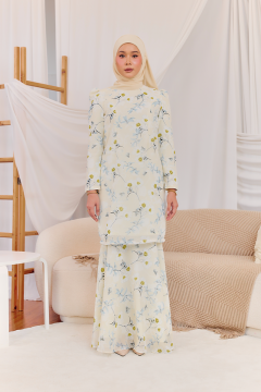 KURUNG MODISH - OLIVIA IN SOFT YELLOW