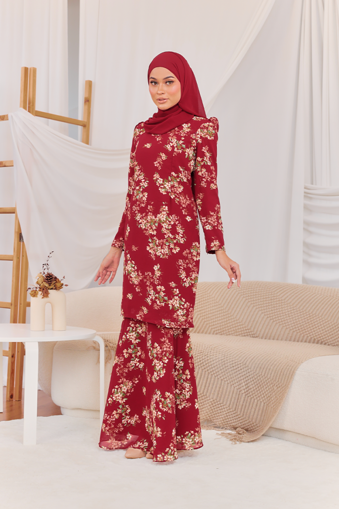 KURUNG MODISH - SARA IN MAROON