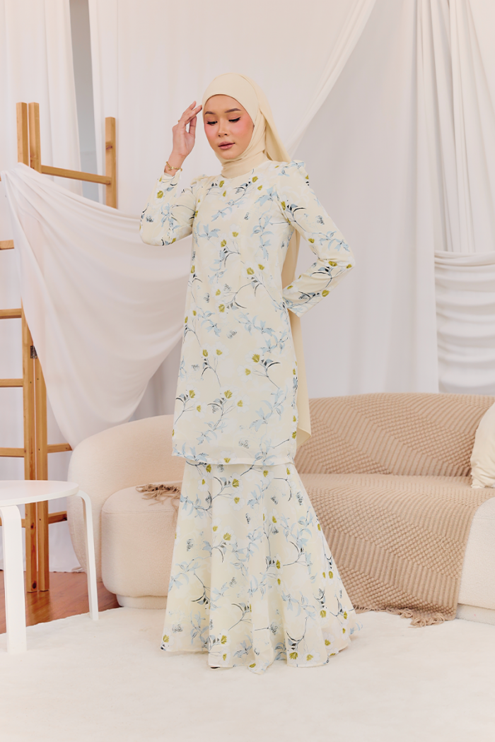 KURUNG MODISH - OLIVIA IN SOFT YELLOW