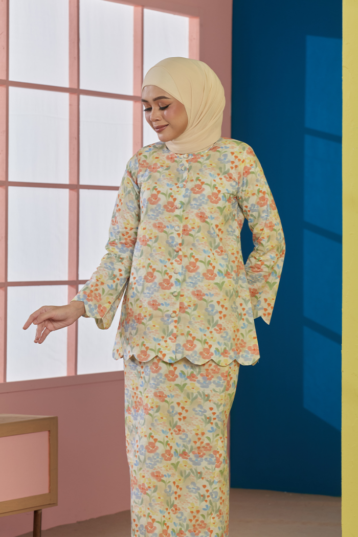 KURUNG FLEUR - TIFFANY IN SOFT YELLOW