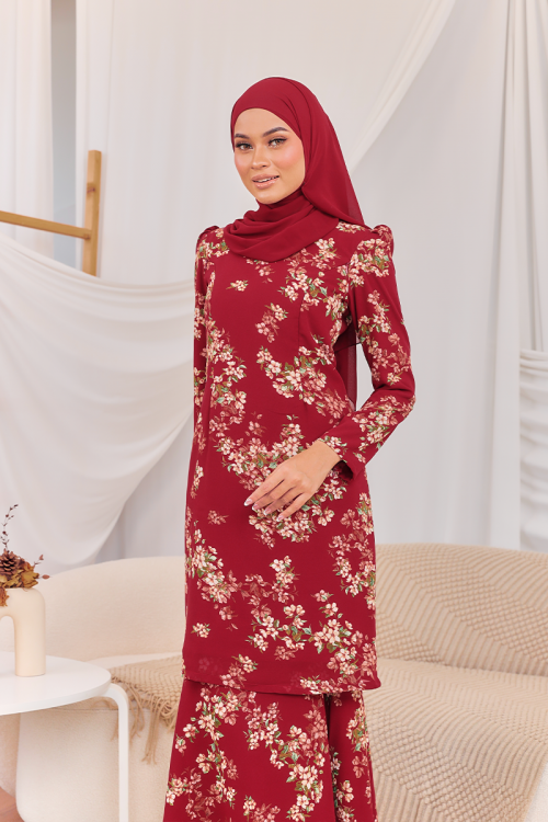 KURUNG MODISH - SARA IN MAROON