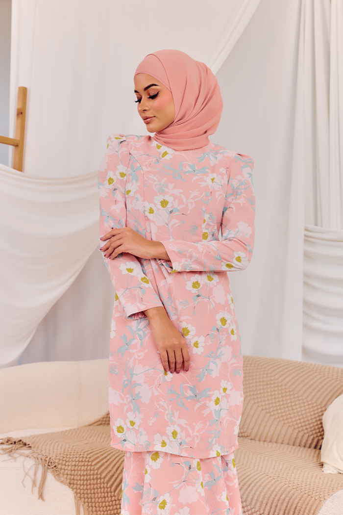 KURUNG MODISH - OLIVIA IN PINK PEACH