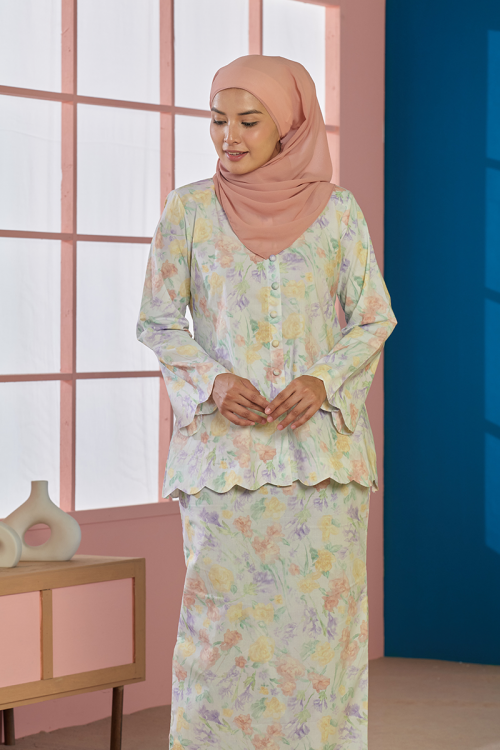 KURUNG FLEUR - LILY IN LIGHT PURPLE