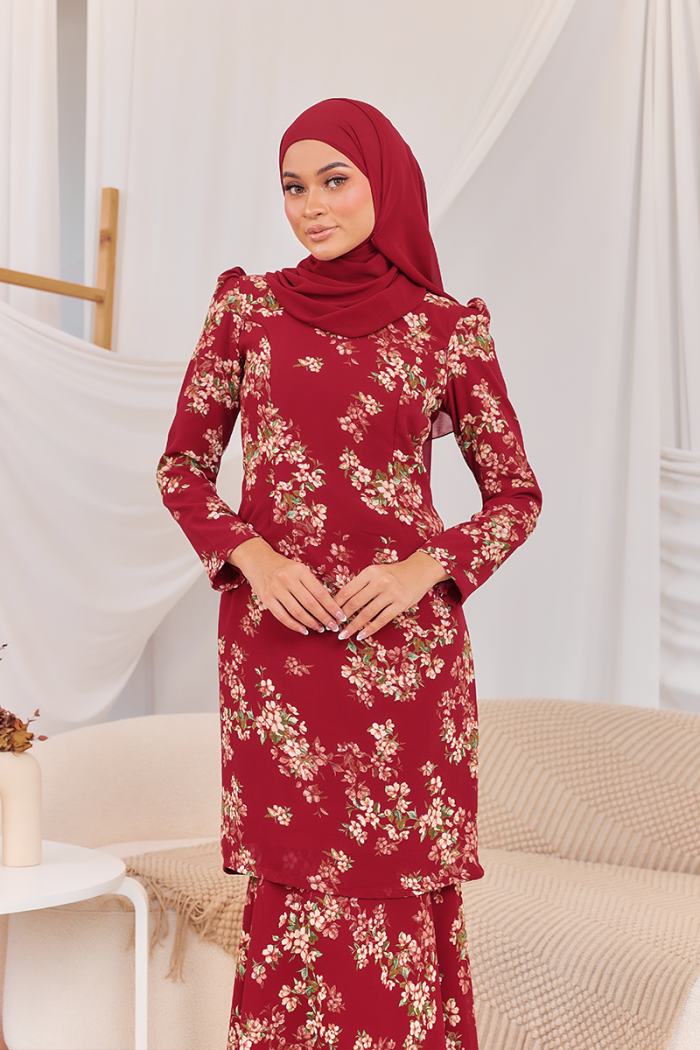 KURUNG MODISH - SARA IN MAROON