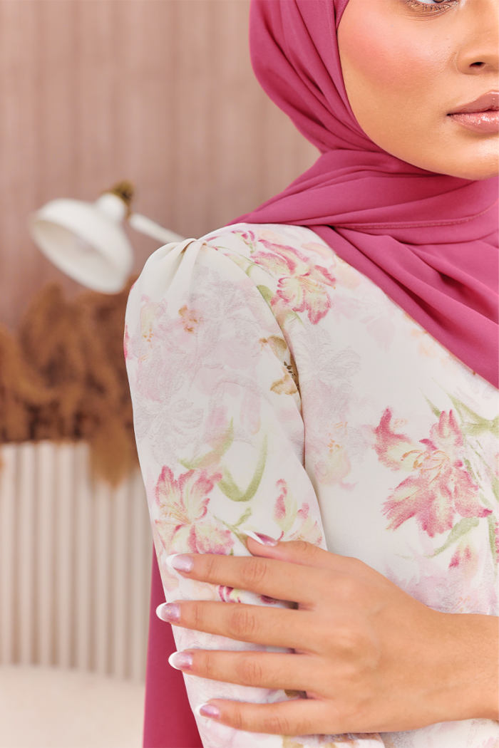 KURUNG STYLISH - DAISY IN NUDE PINK