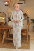 KURUNG EMBRACE - IVORY IN WHITE